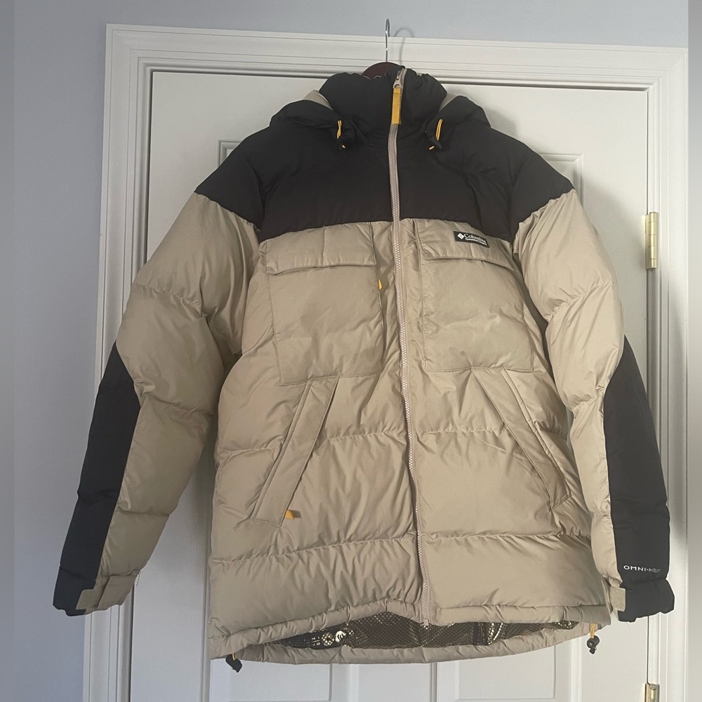 Men’s Columbia Omni heat puffer coat, size XS